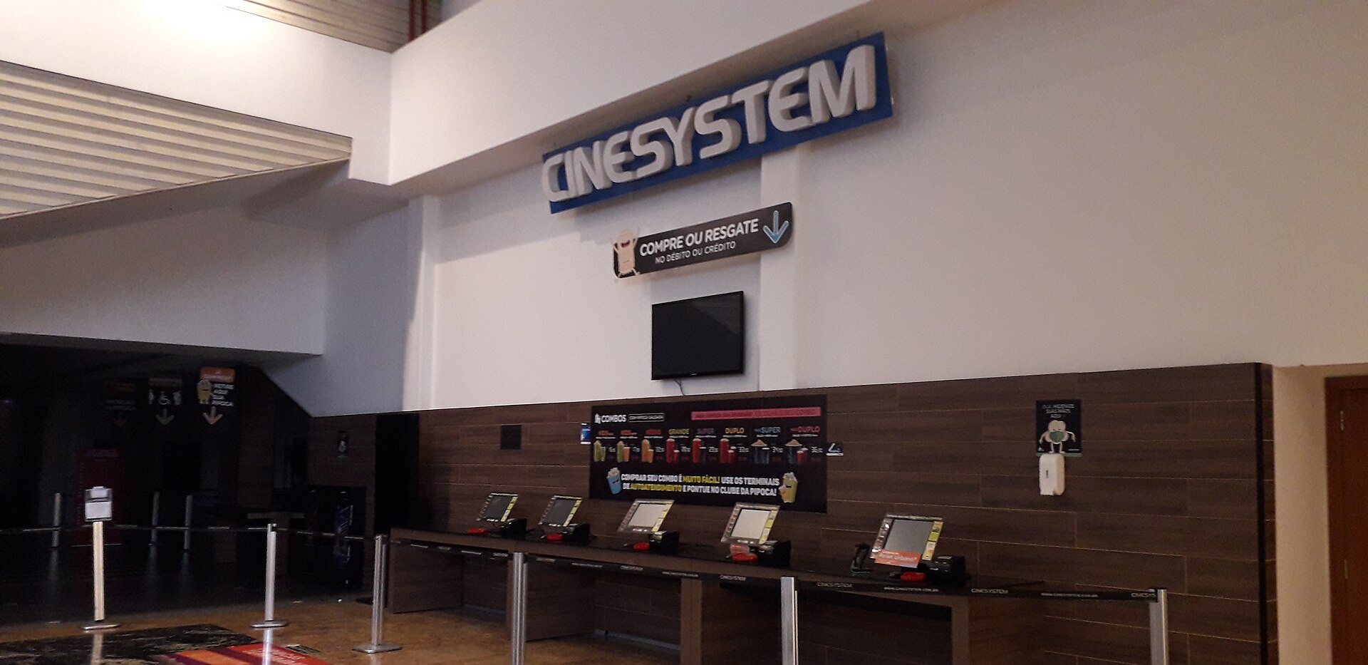 Imagem de referência de Cinesystem Ventura Shopping, descrito nos dados abertos como complexo de cinemas da cidade de Curitiba, Paraná