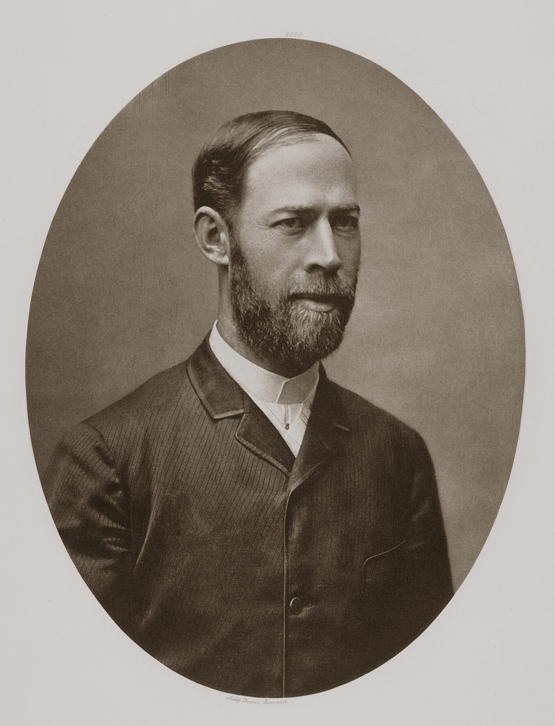 Imagem de referência de Heinrich Hertz, descrito nos dados abertos como professor académico alemão