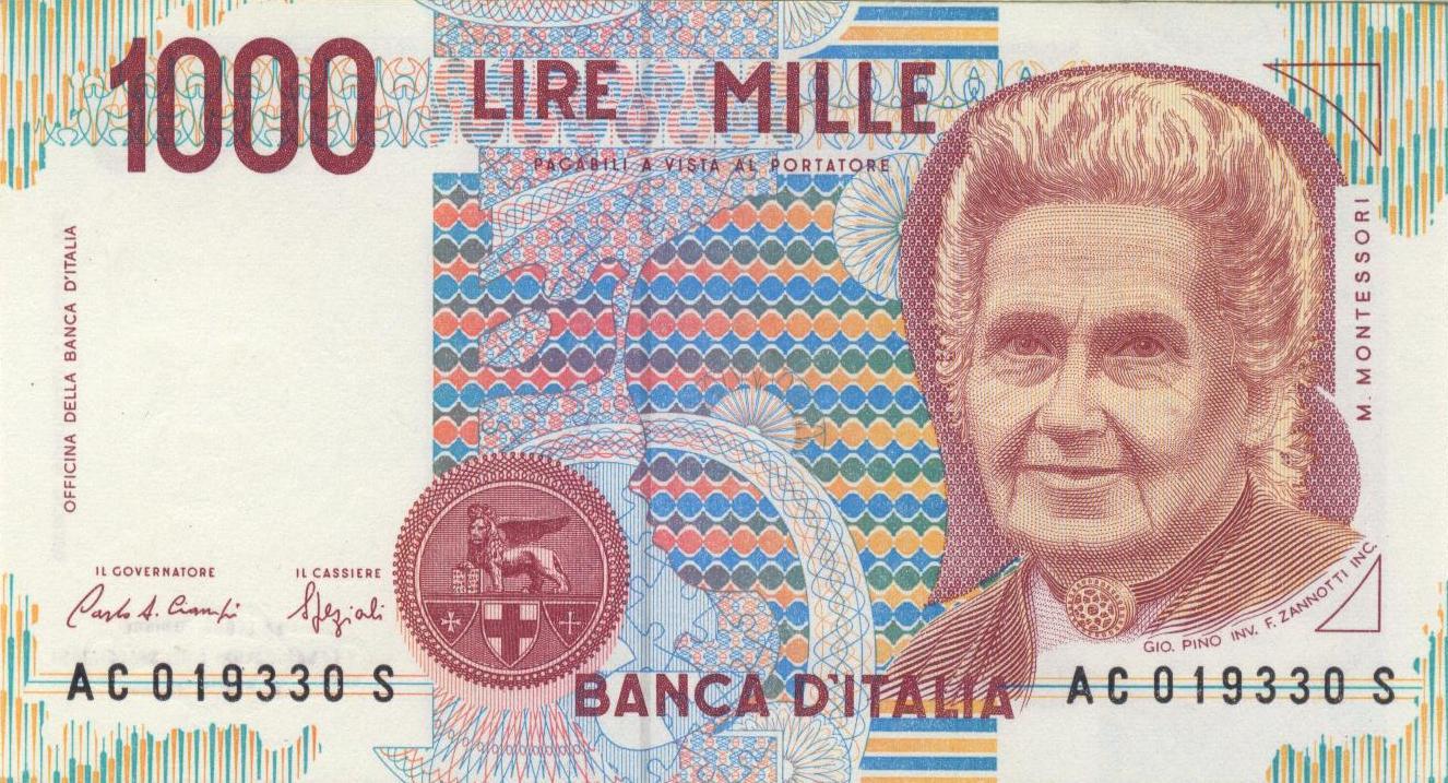 Imagem de referência de lira italiana, descrito nos dados abertos como moeda da Itália de 1861 a 2002