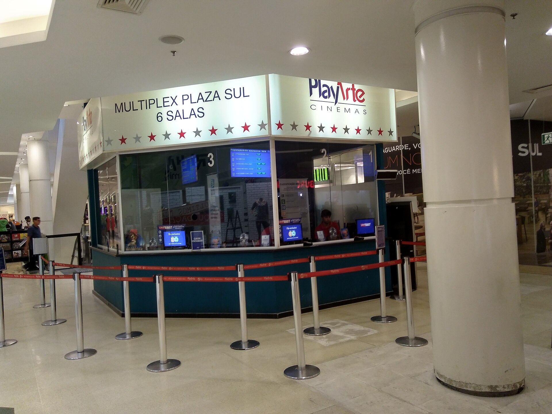 Imagem de referência de PlayArte Plaza Sul, descrito nos dados abertos como antigo complexo de salas de cinema multiplex do shopping Plaza Sul da cidade de São Paulo