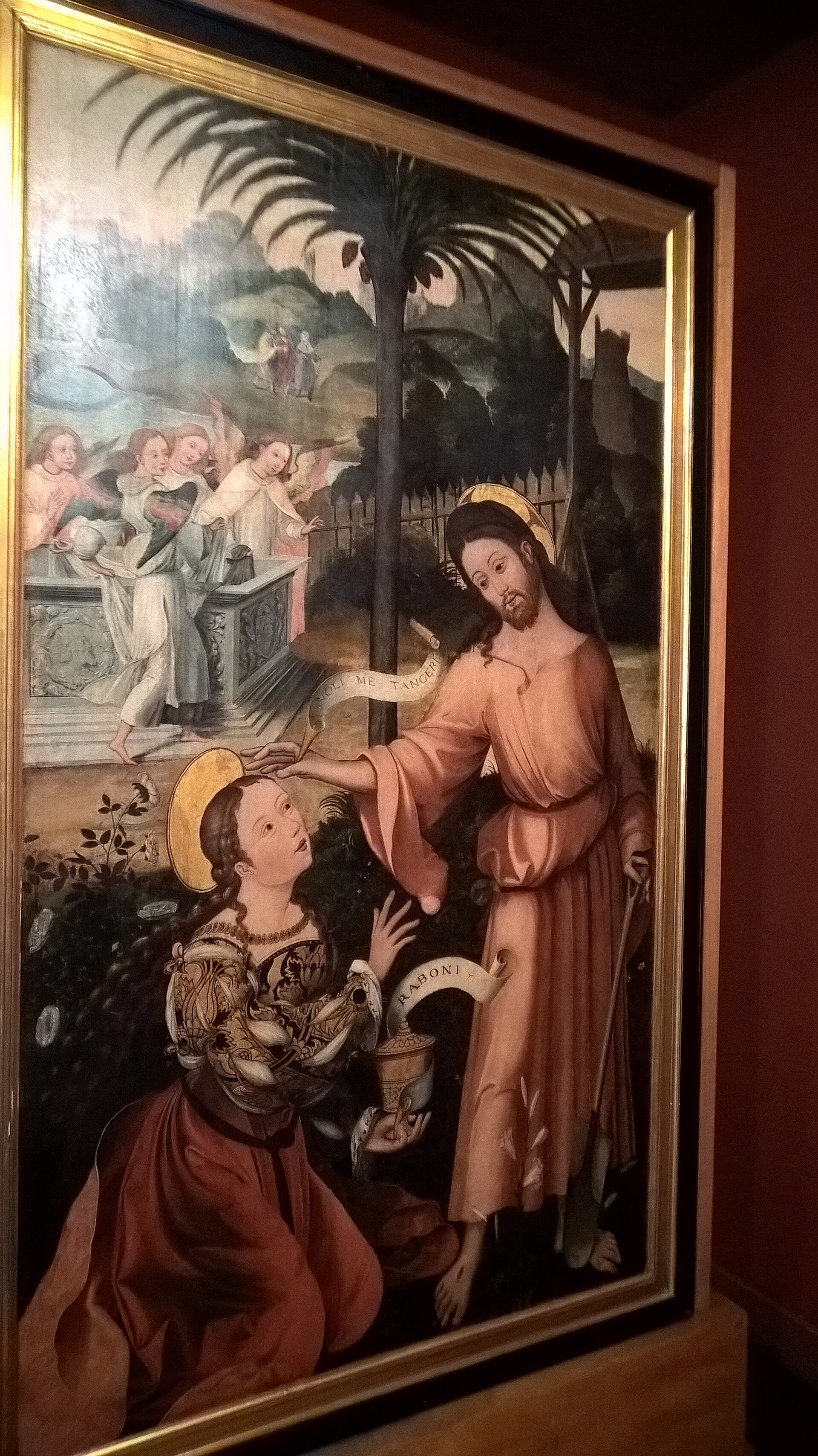 Imagem de referência de Noli me tangere (MASF), descrito nos dados abertos como de pintor português desconhecido
