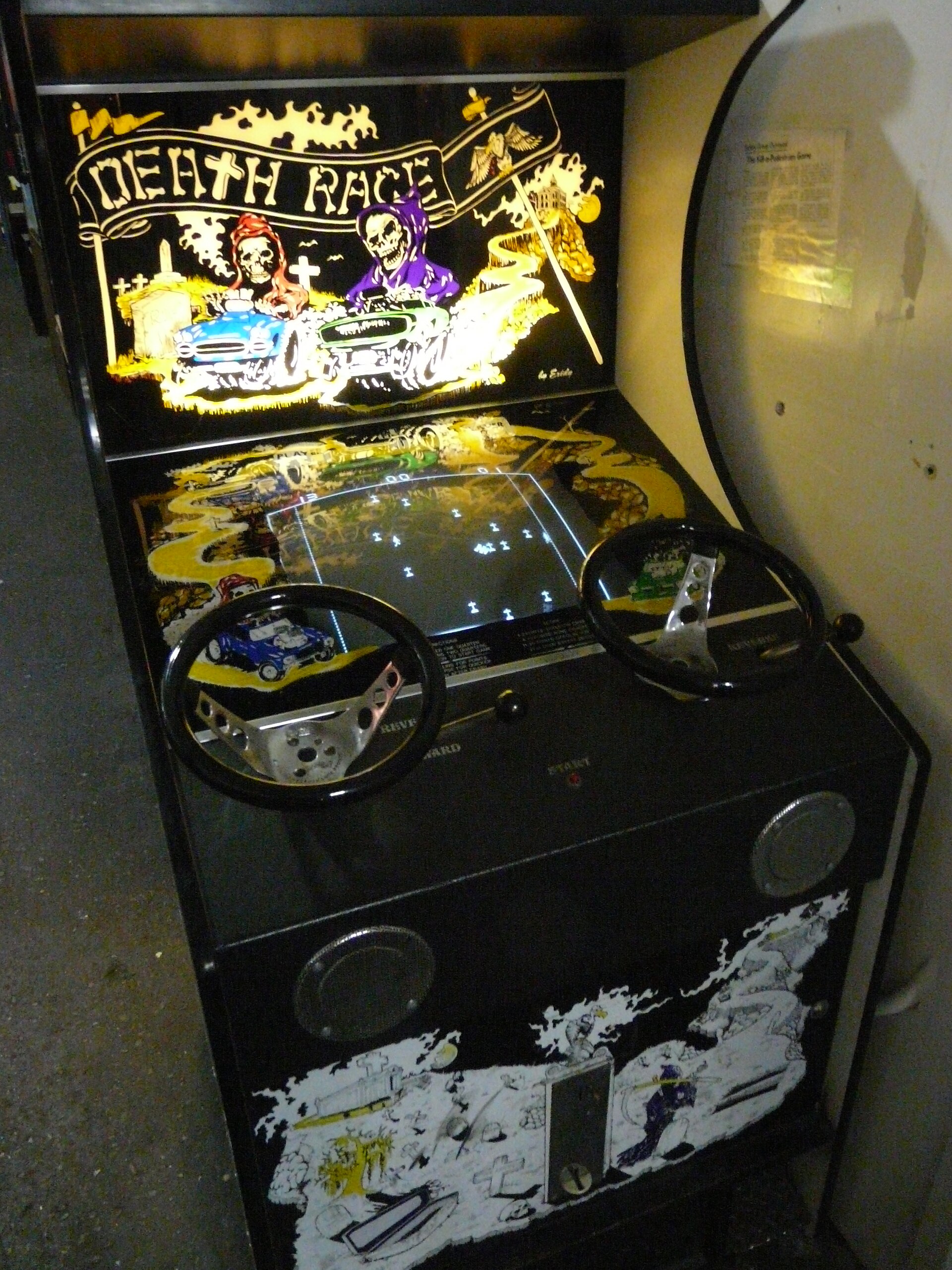 Imagem de referência de Death Race, descrito nos dados abertos como jogo eletrônico de 1976