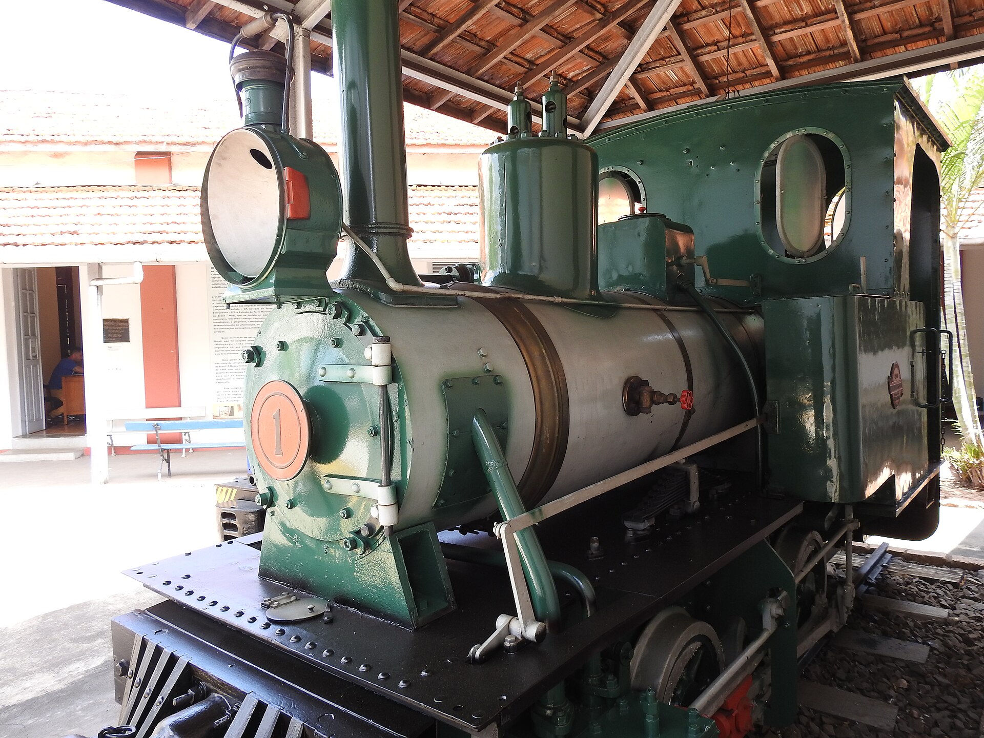 Imagem de referência de Locomotiva a Vapor - Nº 01, descrito nos dados abertos como bem tombado pelo CODEPAC-Bauru na cidade de Bauru, São Paulo
