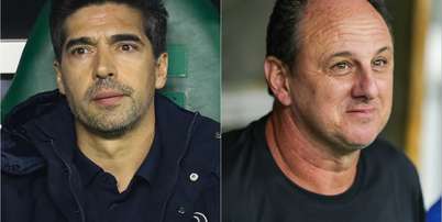 Abel Ferreira e Rog&eacute;rio Ceni se enfrentam pelo Brasileir&atilde;o Foto: GABRIEL SILVA/RASPRESS/ESTAD&Atilde;O CONTE&Uacute;DO e EDNEI CUNHA/THENEWS2/ESTAD&Atilde;O CONTE&Uacute;DO / Estad&atilde;o