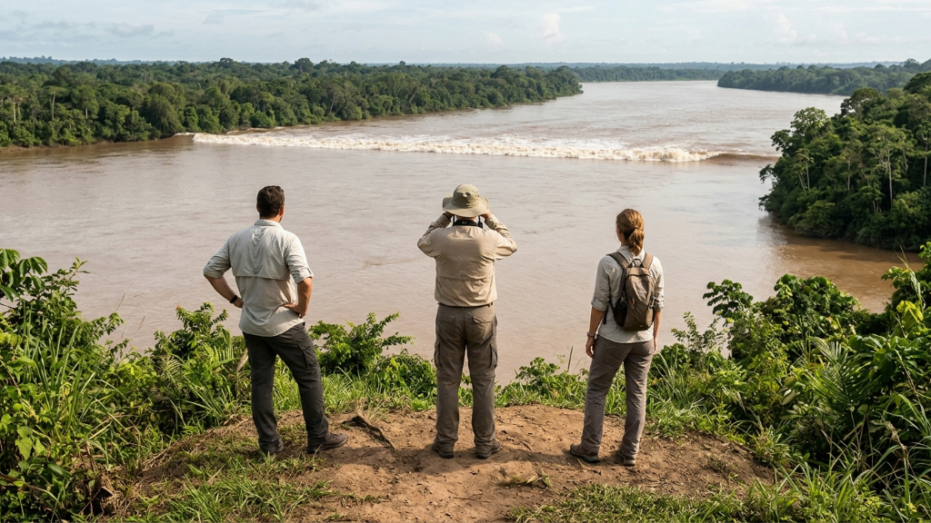 Pororoca: a onda que sobe o rio contra a correnteza na Amazônia e vira atração para surfistas