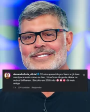 Alexandre Frota criticou Luiza Ambiel após denúncia.