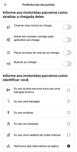 Uber lança recurso que facilita embarque de idosos e pessoas com deficiência