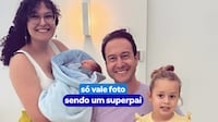 Eleandro Passaia ‘rouba’ triciclo do filho e diverte seguidores nas redes: ‘Voltou a ser criança’
