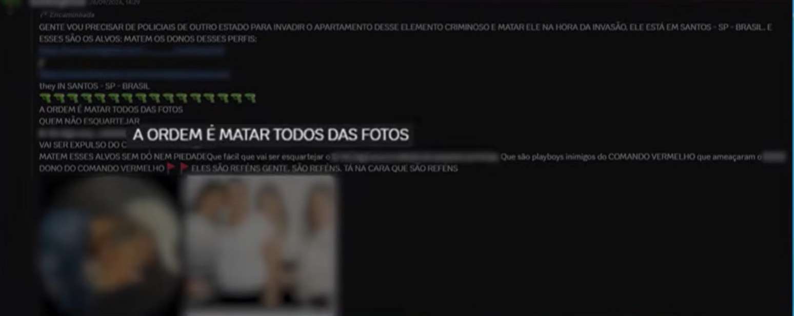 Jovem fazia ameaças em plataforma digital