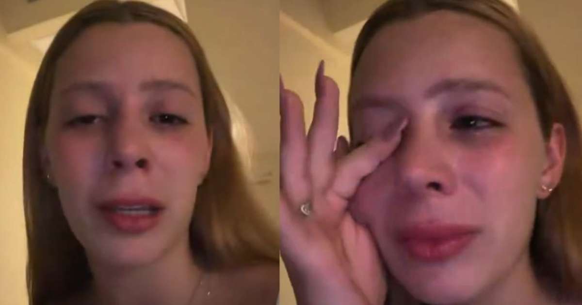 Malévola Alves faz vídeo chorando após deixar a prisão no Egito: ‘Muito humilhada’