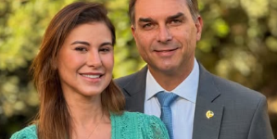 Fernanda e Flávio Bolsonaro são casados desde 2010 Foto: Reprodução/Instagram