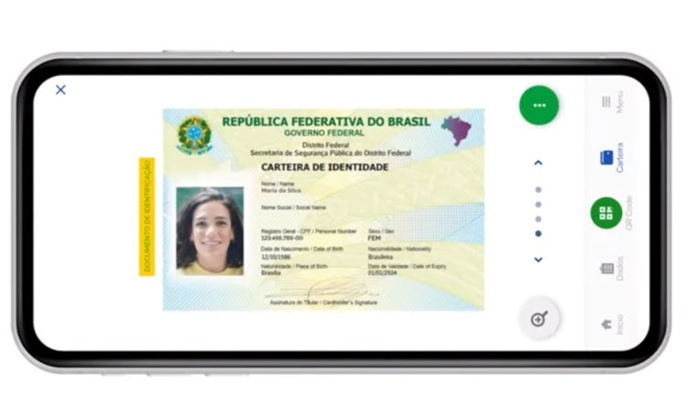 CIN fica disponível no app gov.br — Foto: Gov.br