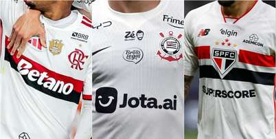 Flamengo, Corinthians e S&atilde;o Paulo s&atilde;o patrocinados por bets e precisam cumprir regra da MP Foto: Gilvan de Souza/CRF / EDU ANDRADE/FATOPRESS/ESTAD&Atilde;O CONTE&Uacute;DO / Rubens Chiri/S&atilde;o Paulo FC