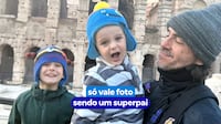 Eleandro Passaia ‘rouba’ triciclo do filho e diverte seguidores nas redes: ‘Voltou a ser criança’