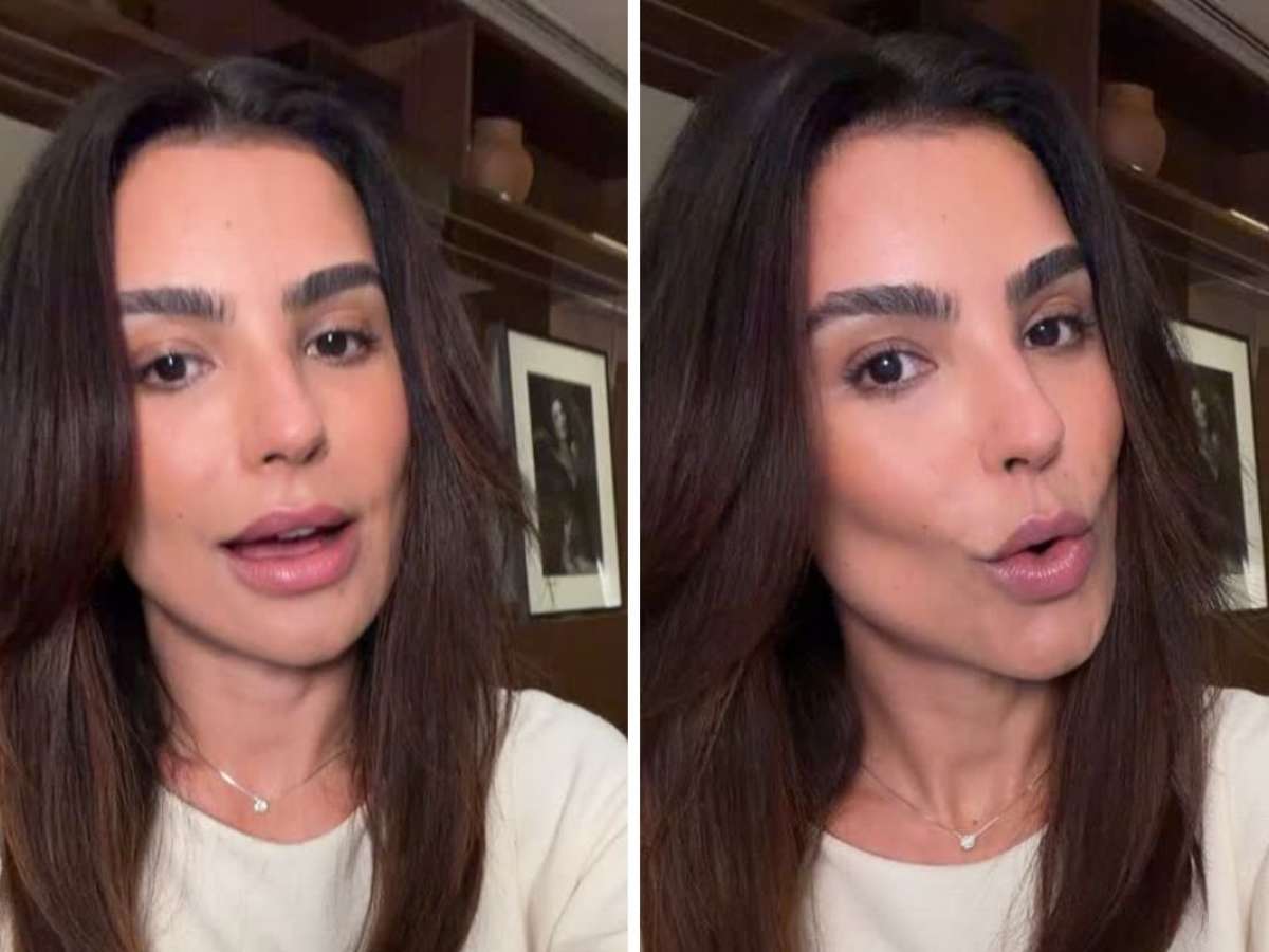 Cíntia Chagas afirma que não deixa passar erros gramaticais: 'Corrijo até na hora H'