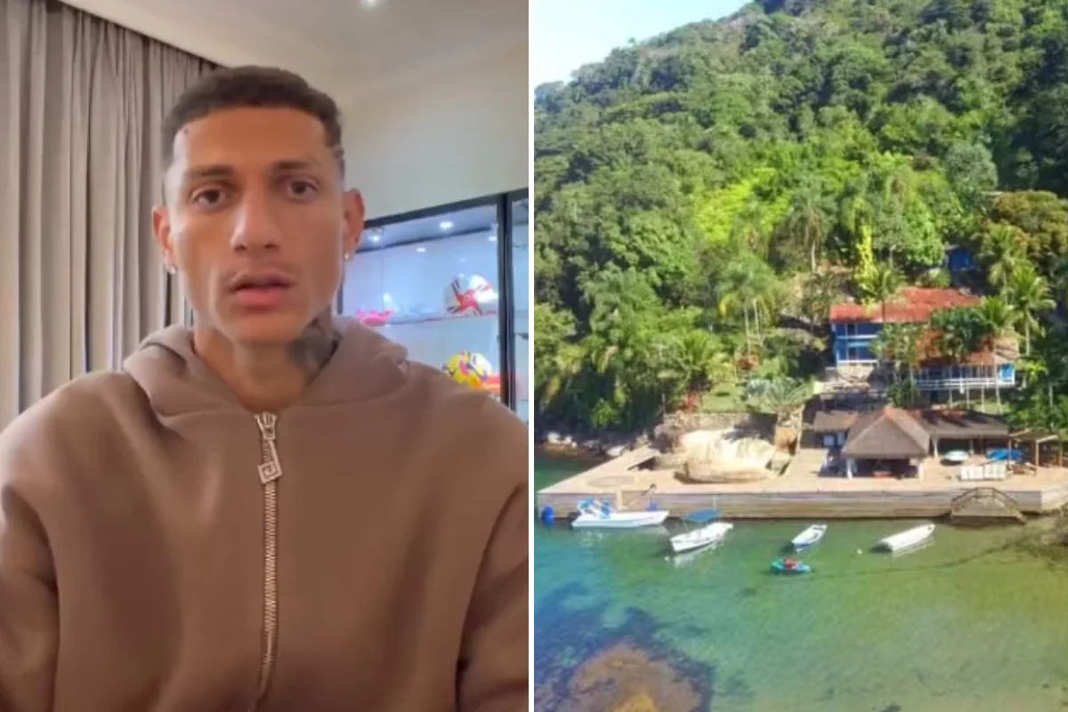 Richarlison e mansão em Angra dos Reis