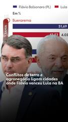 Conflitos de terra e agronegócio ligam cidades onde Flávio venceu Lula na BA