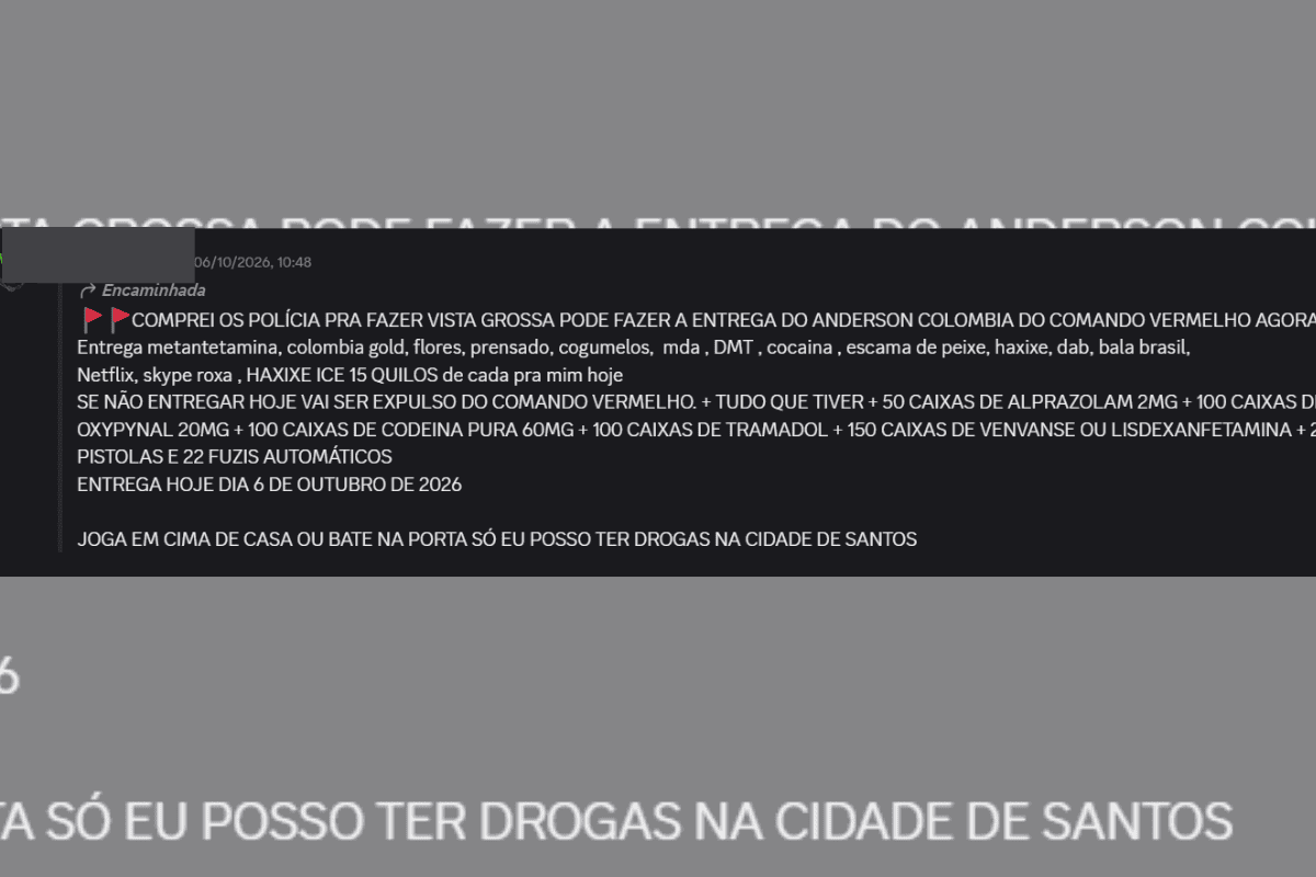 Jovem usava Discord para propagar pornografia infantil e traficar drogas
