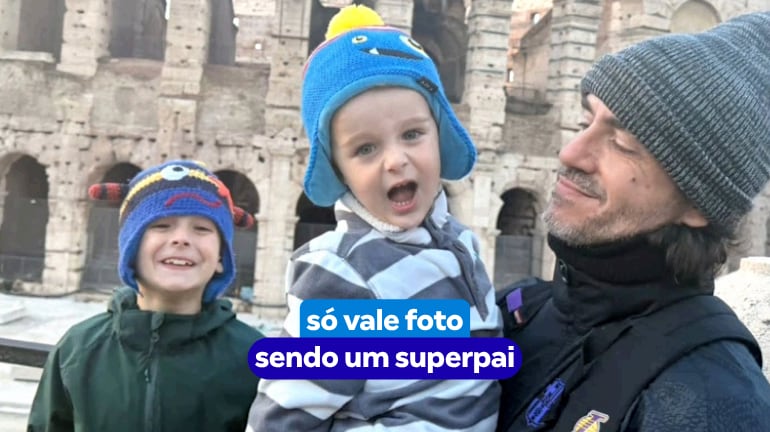 Eleandro Passaia ‘rouba’ triciclo do filho e diverte seguidores nas redes: ‘Voltou a ser criança’
