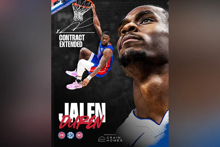 Os Detroit Pistons anunciam a prorrogação de contrato do centro Jalen Duren
