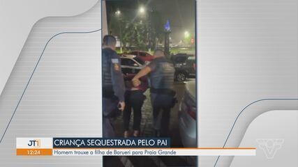 Pai é preso suspeito de sequestrar a própria filha em Praia Grande