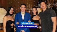 Eleandro Passaia ‘rouba’ triciclo do filho e diverte seguidores nas redes: ‘Voltou a ser criança’